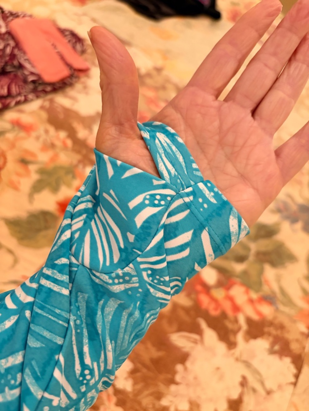UV SKINZ 2 PIECE SET,SIZE 2X SHORTS NWT, RASHGUARD  NEW NO TAG, AQUA BLUE/WHITE. - Picture 12 of 15